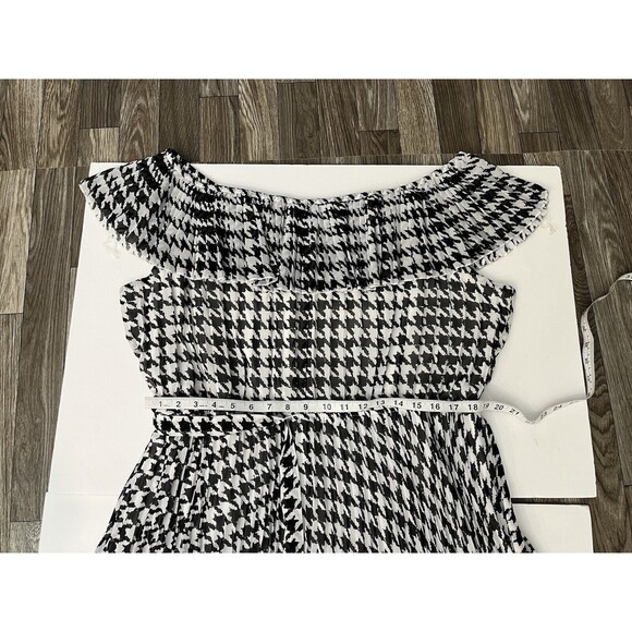 C EST 1946 Women  Dress Plus 22/24W Off-Shoulder With Ruffled Hem Elastic Waist - Picture 11 of 14